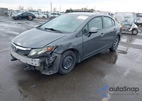 2012 Honda Civic Lx z USA, uszkodzony, nr VIN 2HGFB2F56CH325823